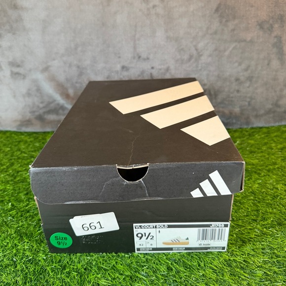 Adidas VL Court Bold Platform Sneakers Cream Gum Sole Women's Size 9.5 NEW - Picture 11 of 14